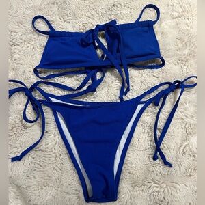 Royal blue bikini